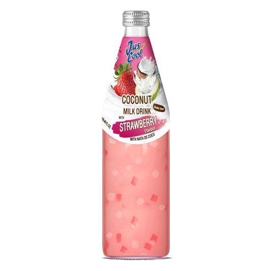 JUS COOL - LARGE COCO MILK STRAWBERRY 485 ML 12/CASE $1.49/UNIT