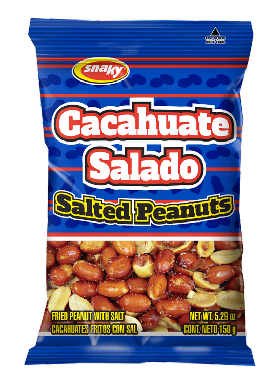 SNAKY - SALADO PEANUTS  14/CASE  $1.53/UNIT